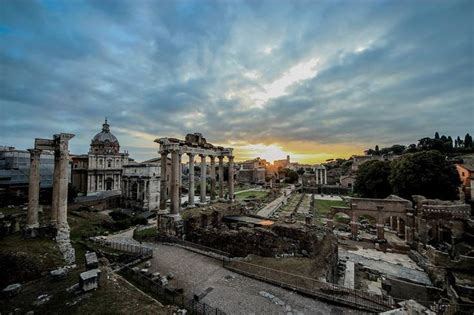 Sunrise At The Forum Romanum Classic View Classical Architecture