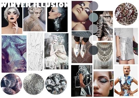 Winter Illusion Fashion Show Concept Board Illusions Concept
