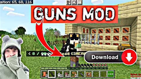 How To Download Guns Mod Minecraft Pe Fireanu Yt Youtube