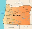 Map Of Usa Oregon – Topographic Map of Usa with States