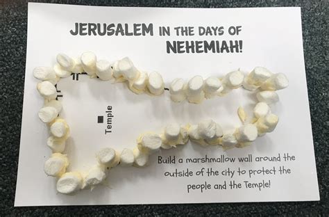 Jerusalem In The Days Of Nehemiah Activity Printable Ministryark