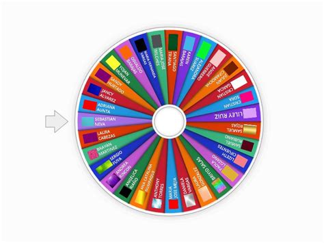 Ruleta De Los Colores Random Wheel