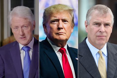 Donald Trump Bill Clinton Prince Andrew Took Multiple Trips On