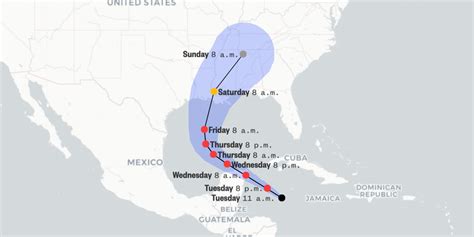 Live Tracker Follow Hurricane Deltas Path