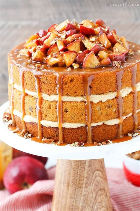 I've perfected at 11,000 feet. Caramel Apple Pecan Layer Cake - Life Love and Sugar