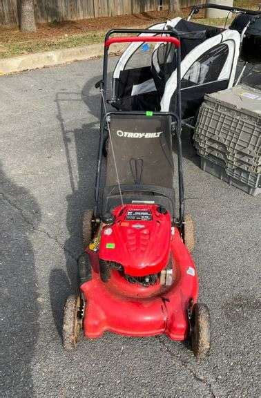 Troy Bilt Pushmower 21”cut Rear Bag 190cc Briggs Engine Non Tested