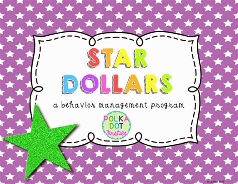 Star Dollars A Classroom Management System One Stop Teacher Shop