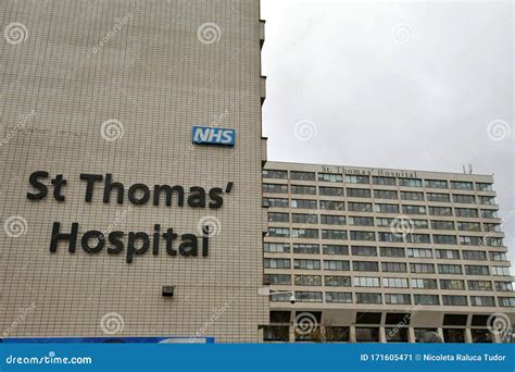 St Thomas Hospital Is A Large Nhs Teaching Hospital In Central London