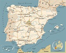 Spain Map - Guide of the World