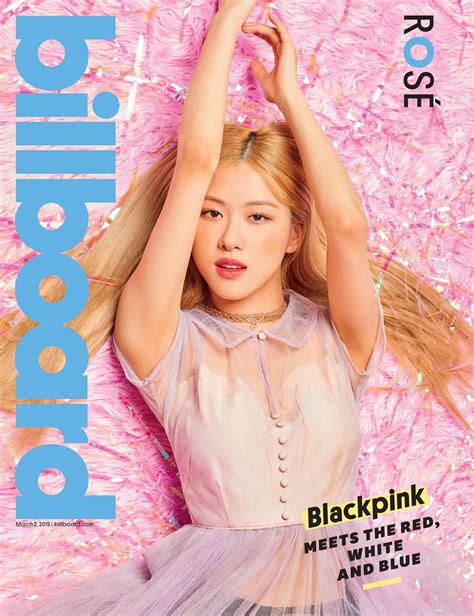 Blackpink Pose En Couverture Du Magazine Américain Billboard K Gen Jennie And Rosé Rosé And
