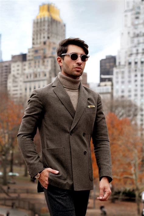A awesome casual sport coat that doesn't miss is a windowpane plaid in a nice color and pattern, also brick red sport coats look great with jeans or cords. Double Breasted Blazer Men's Inspiration I... | MenStyle1 ...