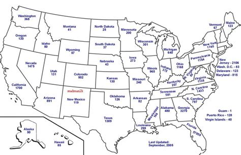 Blank United States Map With Capitals Printable