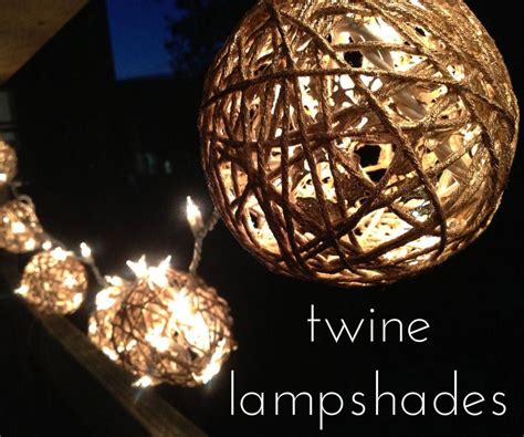 Twine Ball Lamp Shades 5 Steps With Pictures Instructables