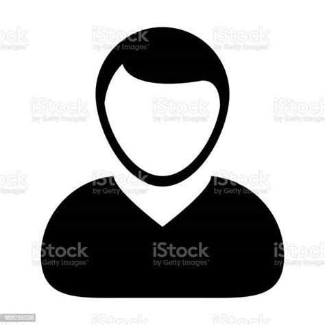 User Icon Vector Male Person Symbol Profile Avatar Sign In Flat Color