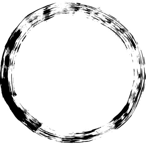 6 Grunge Circle Frame Png Transparent