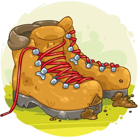Free Clip Art Hiking Boots ~ Free Hiking Boot Cliparts Download Free
