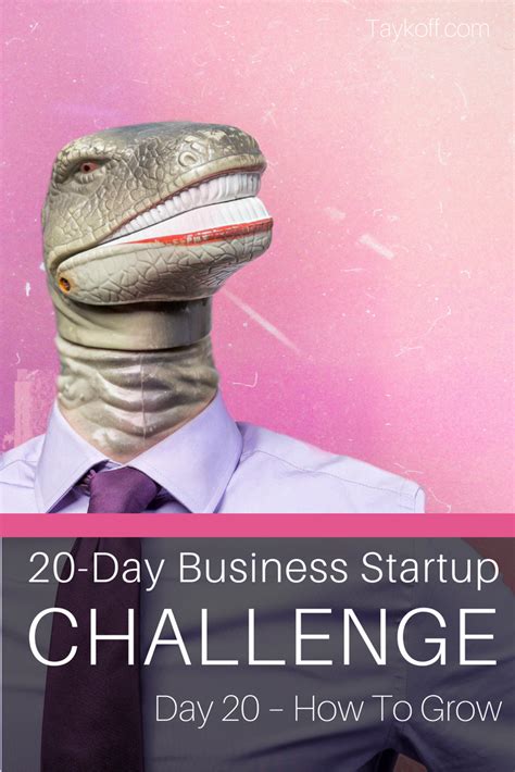 20 day business startup challenge day 20 how to grow start up business small