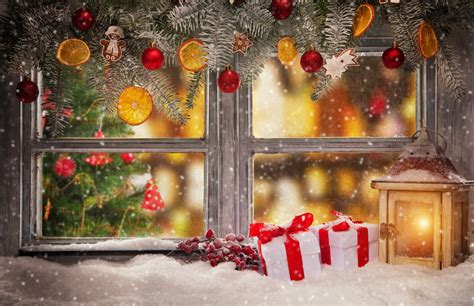 Christmas Window 5k Retina Ultra Hd Wallpaper Sfondi 5367x3473 Id