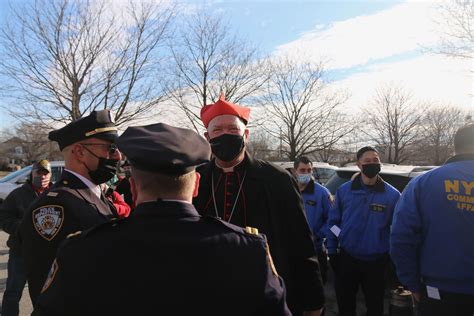 Cardinal Dolan blesses new Father Vincent Capodanno Catholic Academy