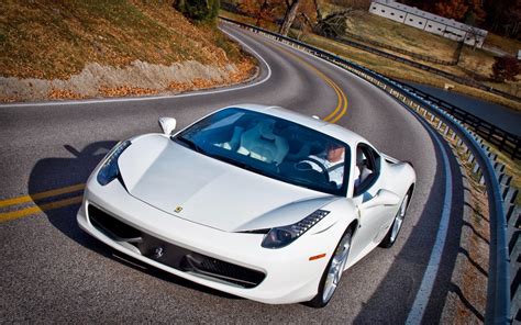 Ferrari 458 Italia Blanco Fondos De Pantalla Hd Wallpapers Hd