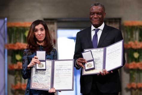 Nobel Peace Winners Demand Action Against Sex Abuse