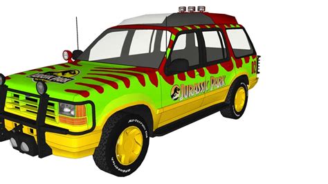 Ford Explorer Jurassic Park 3d Warehouse