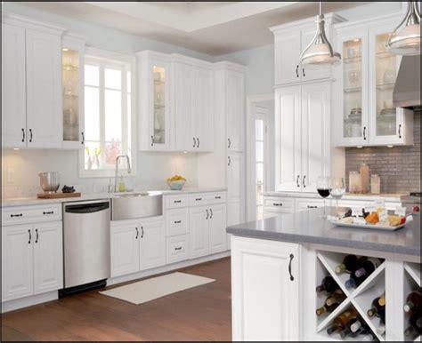 contoh desain dapur minimalis warna putih desain rumah kita