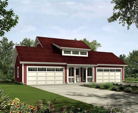 Plan 57162ha 4 Car Apartment Garage With Style Craftsman Style House