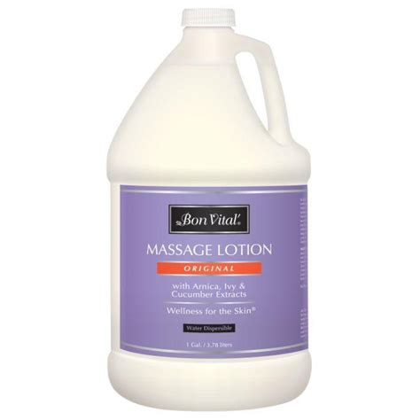 Bon Vital Original Lotion Hypoallergenic Unscented Paraben Free Canada Massage Mercantile