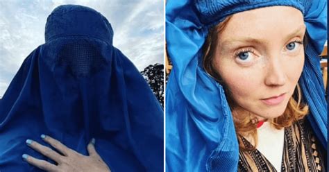 Model Lily Cole Slammed For Posing In Afghani Burqa For Her Book In