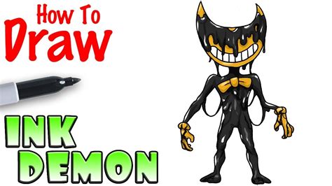 How To Draw The Ink Demon Bendy Youtube