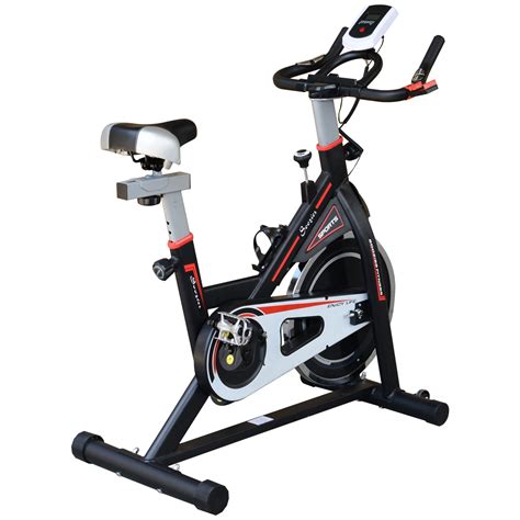 Soozier Upright Stationary Exercise Bike Indoor Fitness Cycling Bicycle Cardio Workout Training