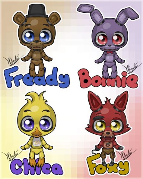 Freddys Cartoon Nights At Five Cute 5 Nights At Freddys