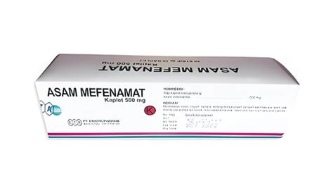 Asam Mefenamat 500 Mg Manfaat Harga Efek Samping Dosis Apotek 24 Jam