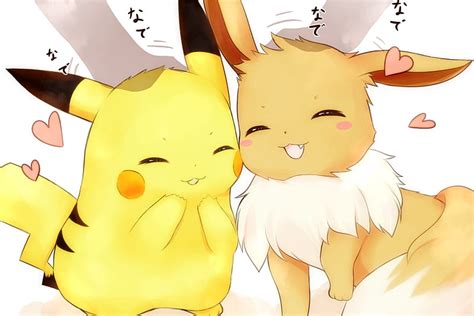 Pikachu Eeve Cute Pokemon Anime Hd Wallpaper Peakpx