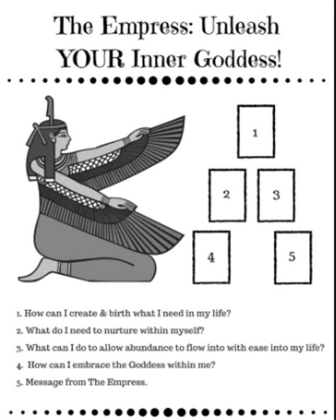 Unleash Your Inner Goddess Innergoddess Owlandbonestarot