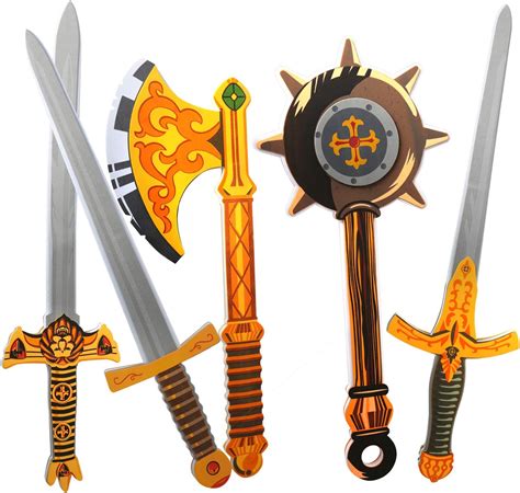 Foam Weapons Playset Toy For Boys Play Foam Swords Toy 26