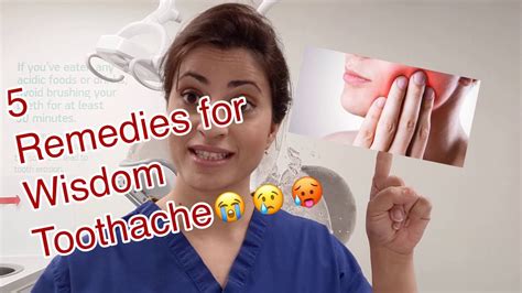 Wisdom Tooth Pain Toothache Home Remedies Youtube
