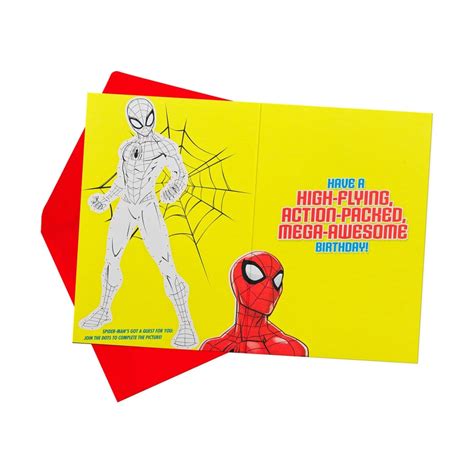 Hallmark Marvel Spiderman Birthday Card Age 6 Kmart