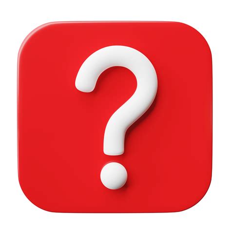 Red Question Mark Icon Png