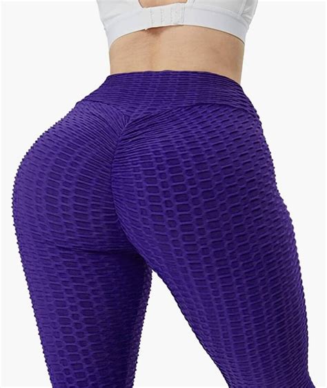 high waist yoga pants tummy control scrunched booty leggings etsy
