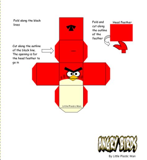 Rojopng 817×891 Bird Paper Craft Angry Birds Angry Birds Printables