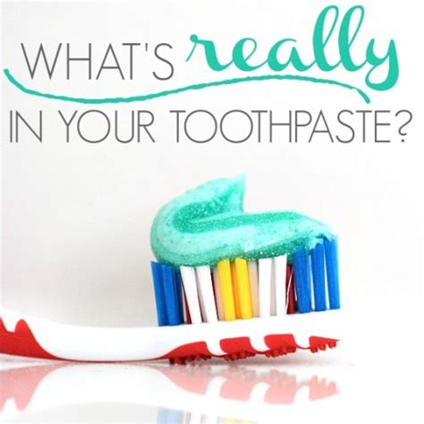 Whats Really In Your Toothpaste Toothgood