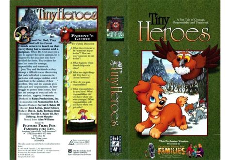 Tiny Heroes 1997 On Feature Films For Families United Kingdom Vhs