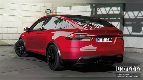 Скачать Tesla Model X Plaid для Gta 5