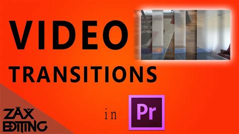How To Make Video Transitions Premiere Pro Tutorial Youtube