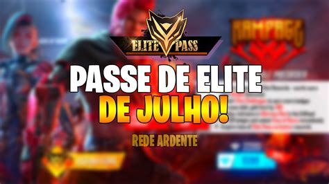 Novo Passe De Elite De Julho De 2020 No Free Fire Rede Ardente