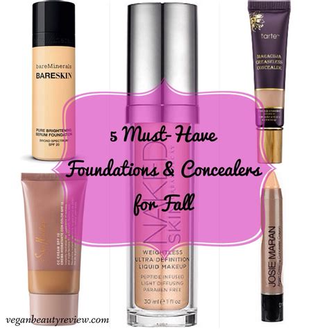 Top 5 Cruelty Free Foundations And Concealers For Fall Vegan Beauty