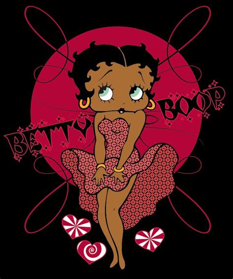 click on the image to see largest picture available betty boop with logo stars and hearts