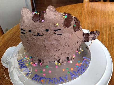 We'll do the shopping for you. Confetti Cat Birthday | Sculpted "Pusheen" cat birthday ...